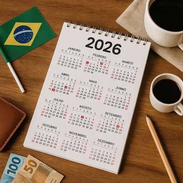 Calendário 2026: Lista Atualizada de Feriados no Brasil